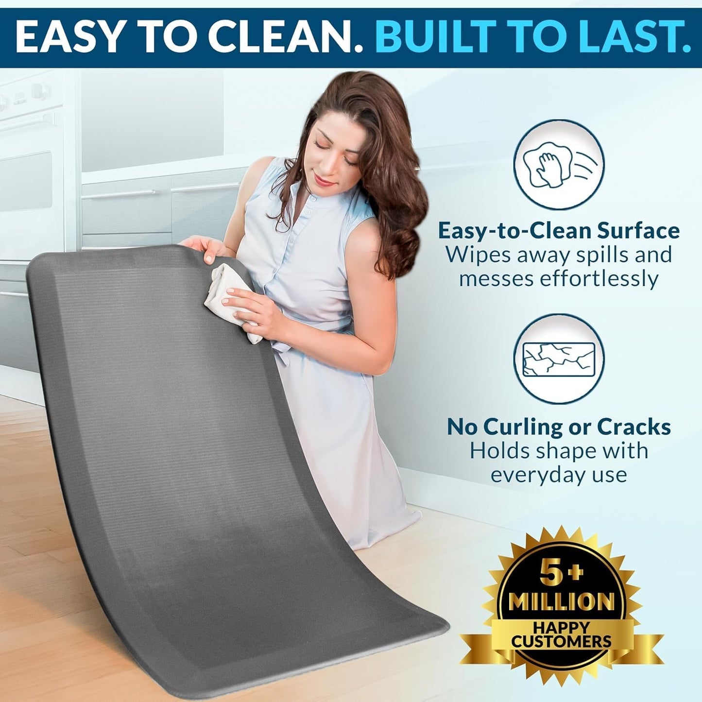 Anti-Fatigue Kitchen Mat | NDIS Pain Management & Safety Aid