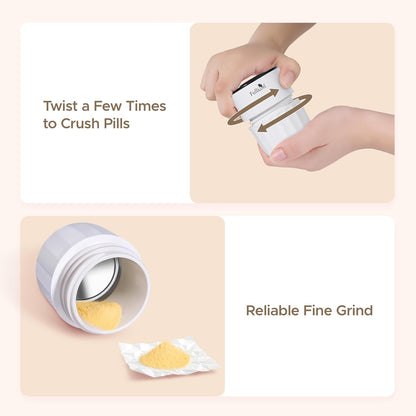 Fullicon 2-in-1 Pill Crusher & Storage | NDIS Dysphagia Aid