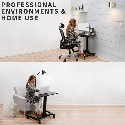 VIVO Mobile Sit-to-Stand Desk | NDIS Ergonomic Workstation