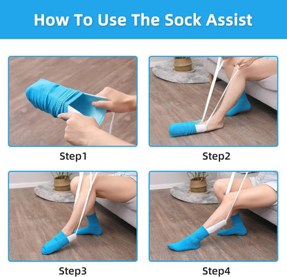 Flexible Sock Aid with Handles | NDIS Dressing Support
