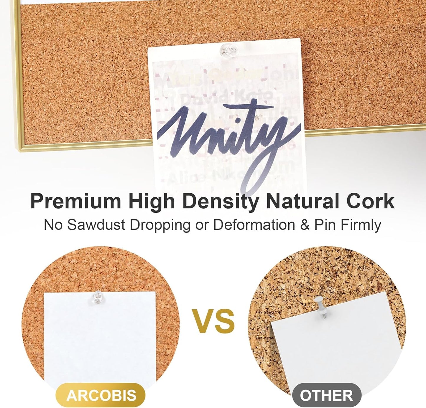Monthly Planner & Cork Board Combo – Magnetic Dry Erase Calendar with Pin Board for NDIS, Home, School, or Office