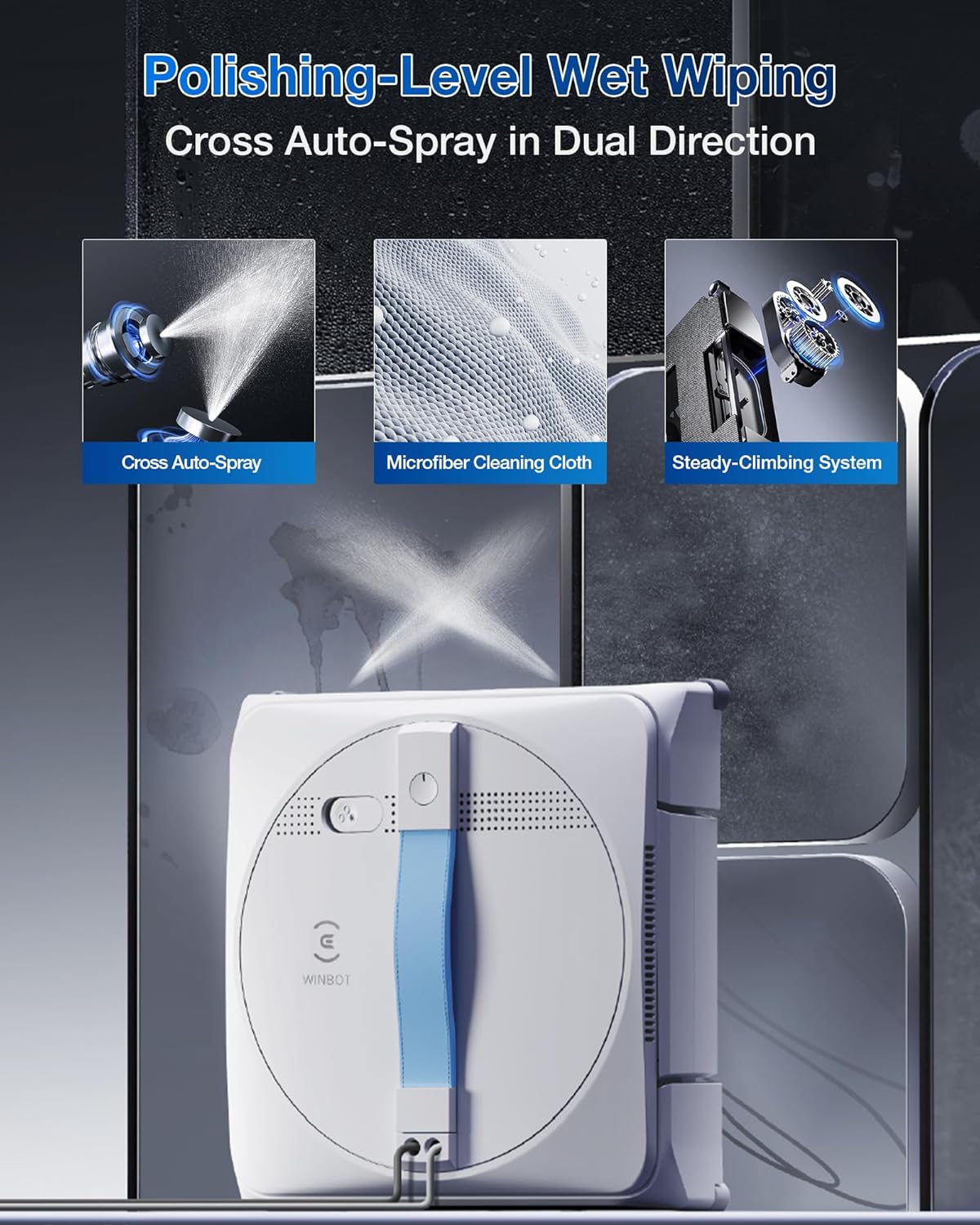 Smart Robotic Window Cleaner | Automated Chore & Mobility Aid