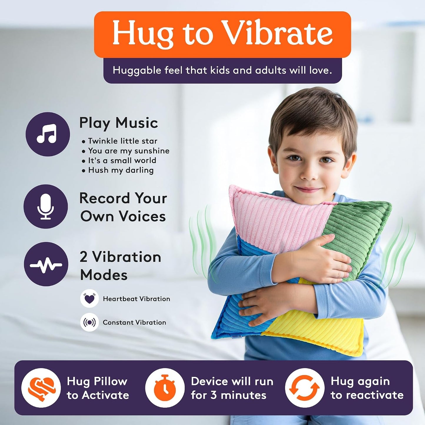 Vibrating Sensory Pillow | NDIS Calming Aid