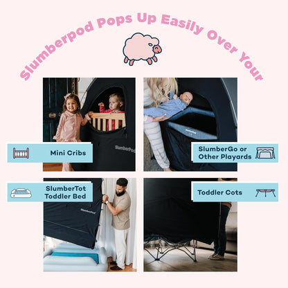 SlumberPod Sensory Privacy Tent | NDIS Blackout Canopy Aid