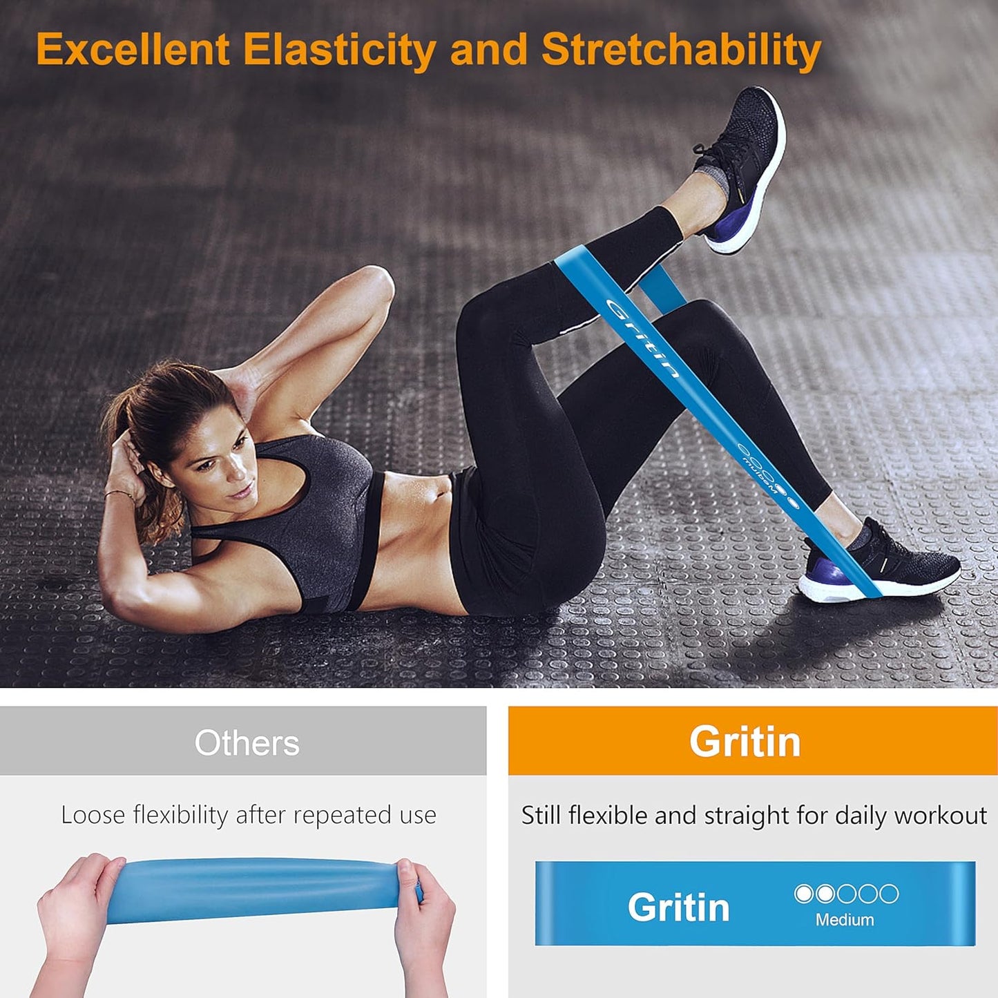 Gritin Therapy Resistance Bands | NDIS Proprioceptive Aid