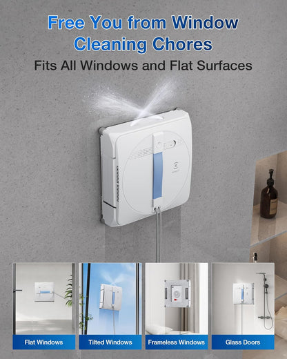 Smart Robotic Window Cleaner | Automated Chore & Mobility Aid