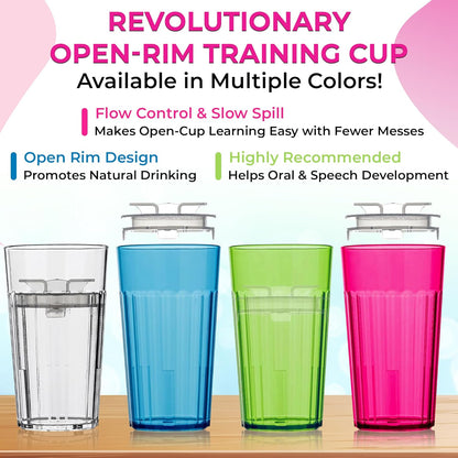 Reflo Smart Cup 4-Pack | NDIS Oral Motor & Feeding Aid