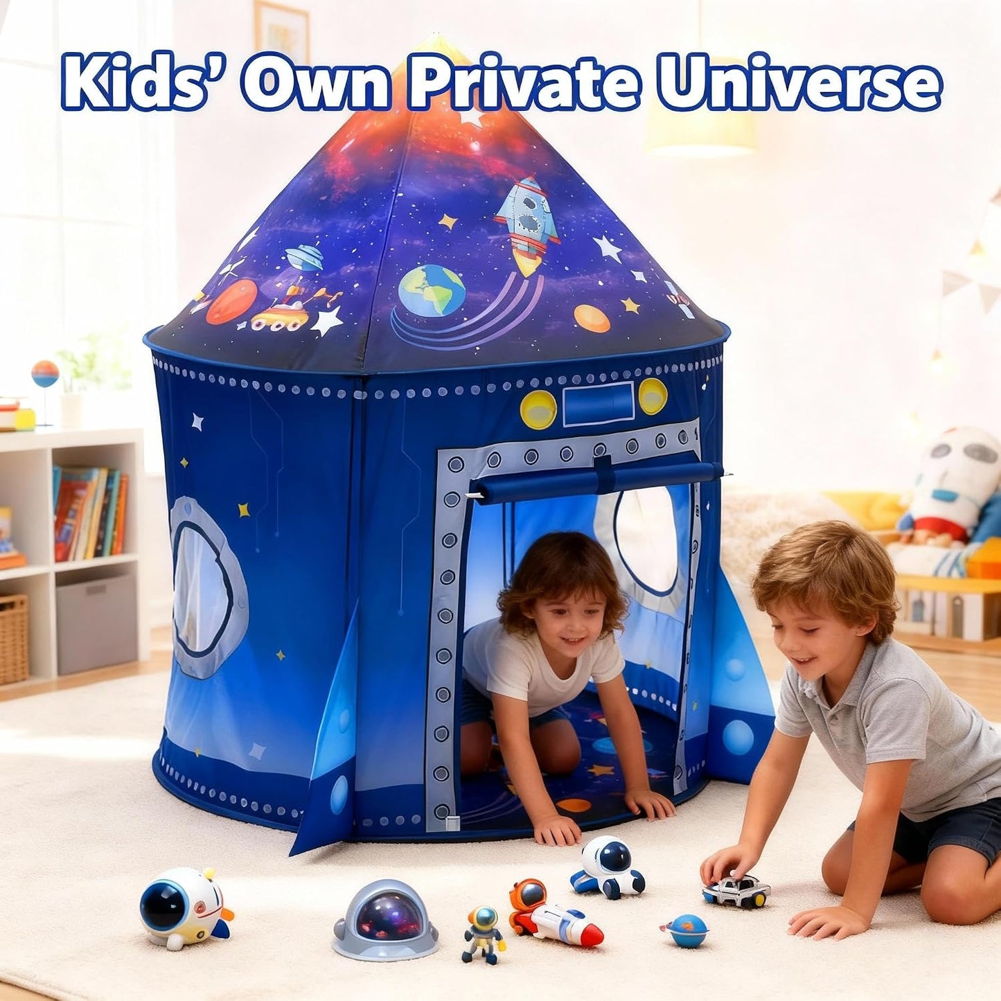 Pop-Up Rocket Sensory Tent | NDIS Calming Play Den