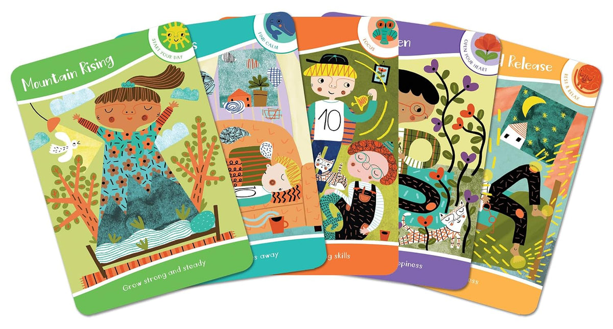Mindful Kids 50 Activity Cards Deck | NDIS Emotional Regulation Aid