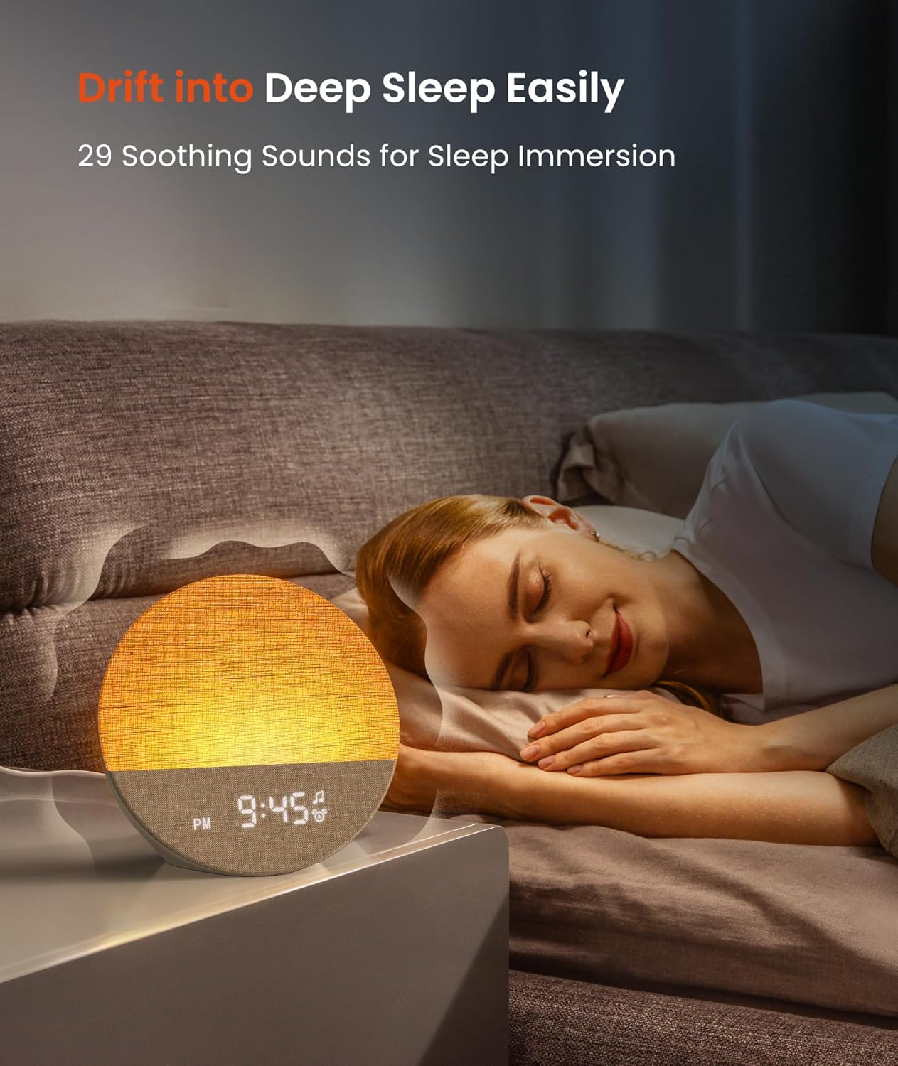 Dreamegg Sunrise Alarm Clock | NDIS Circadian & Sensory Aid