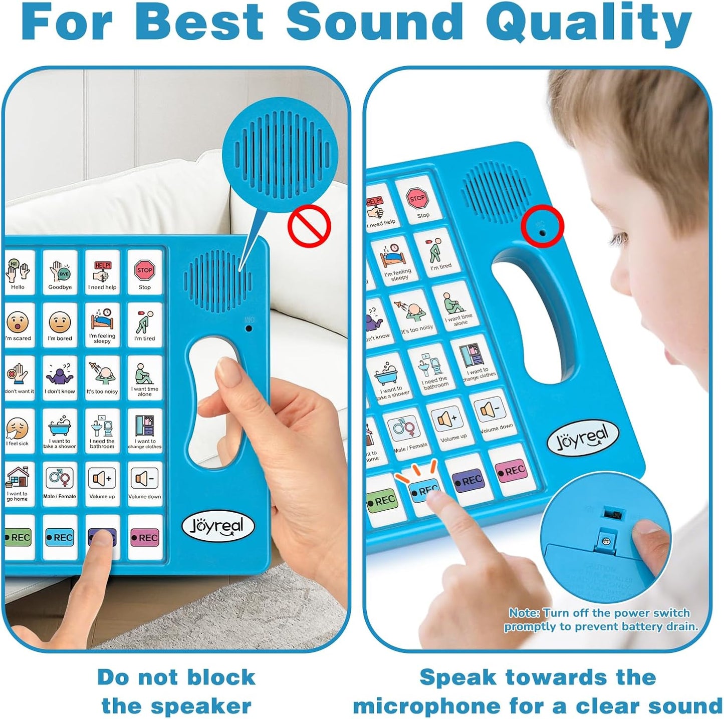 45-Button Voice Generating AAC Device | NDIS Speech & Autism Aid