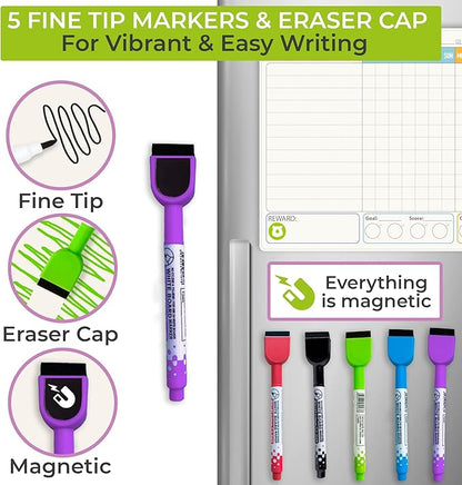 QUOKKA Magnetic Visual Schedule & Chore Chart | NDIS Routine Aid