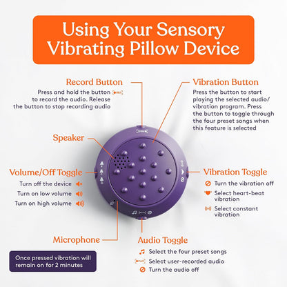 Vibrating Sensory Pillow | NDIS Calming Aid