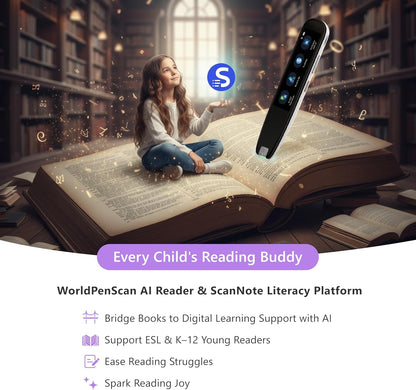 PenPower WorldPenScan AI Reader | NDIS Dyslexia & Reading Aid