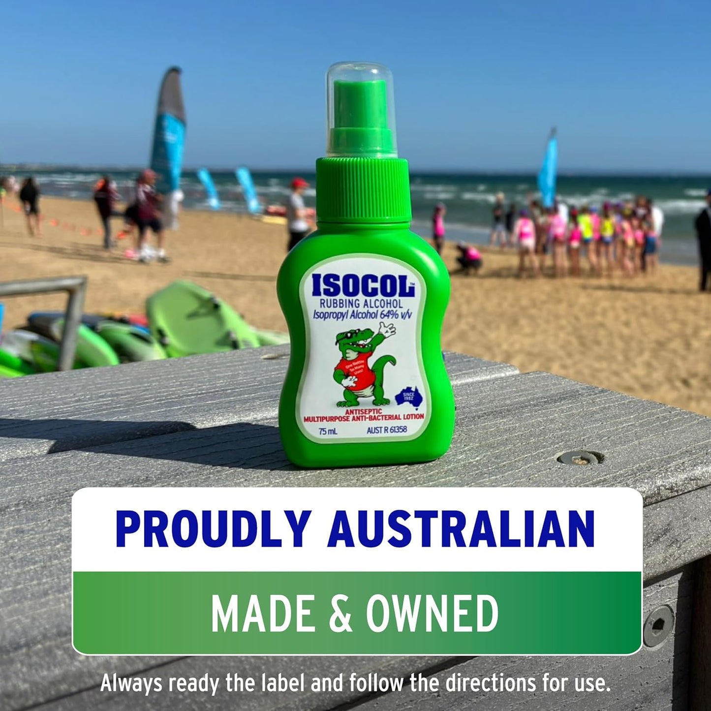 Rubbing Alcohol Antiseptic Lotion Spray 450ml | NDIS Hygiene Support