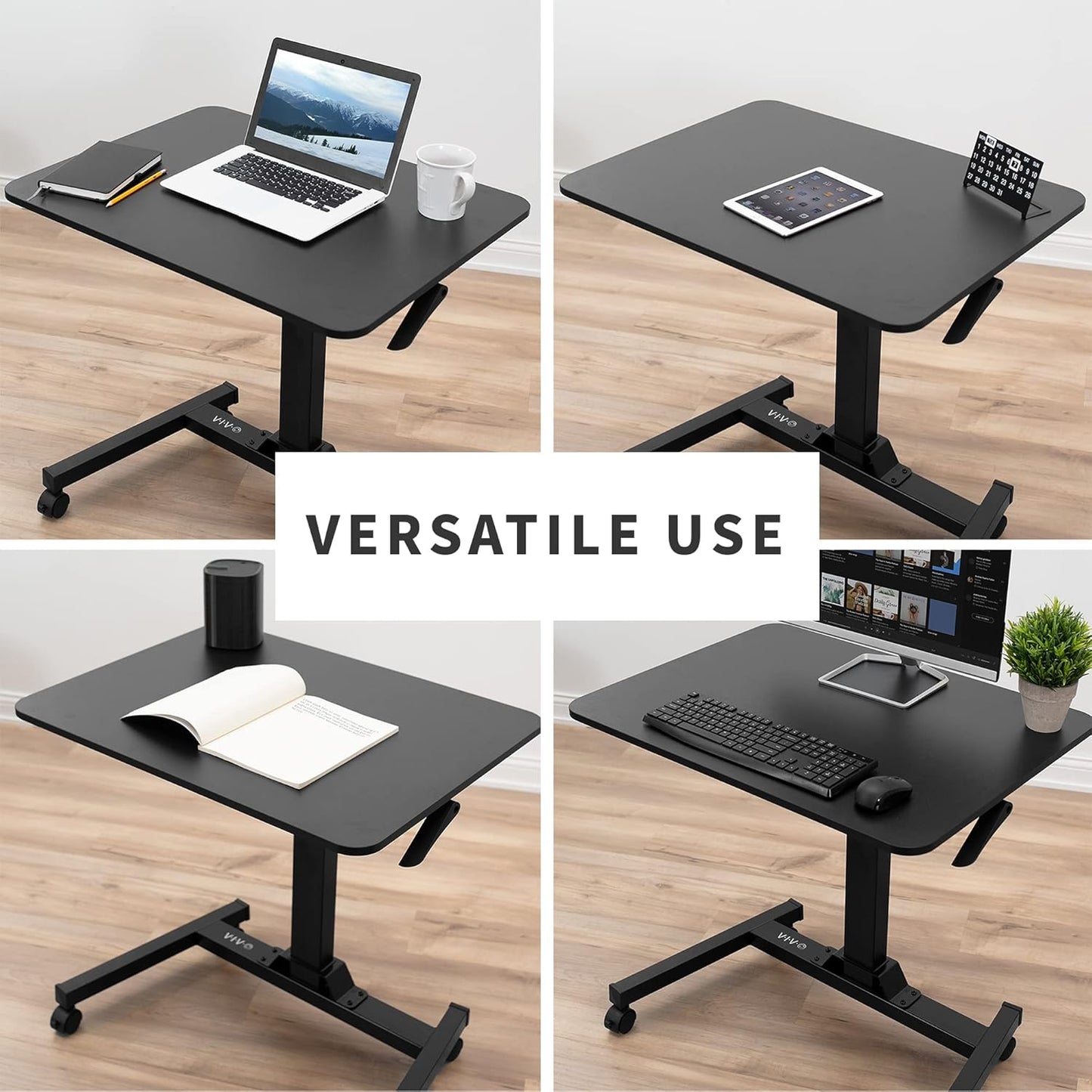 VIVO Mobile Sit-to-Stand Desk | NDIS Ergonomic Workstation