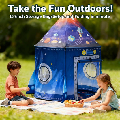 Pop-Up Rocket Sensory Tent | NDIS Calming Play Den