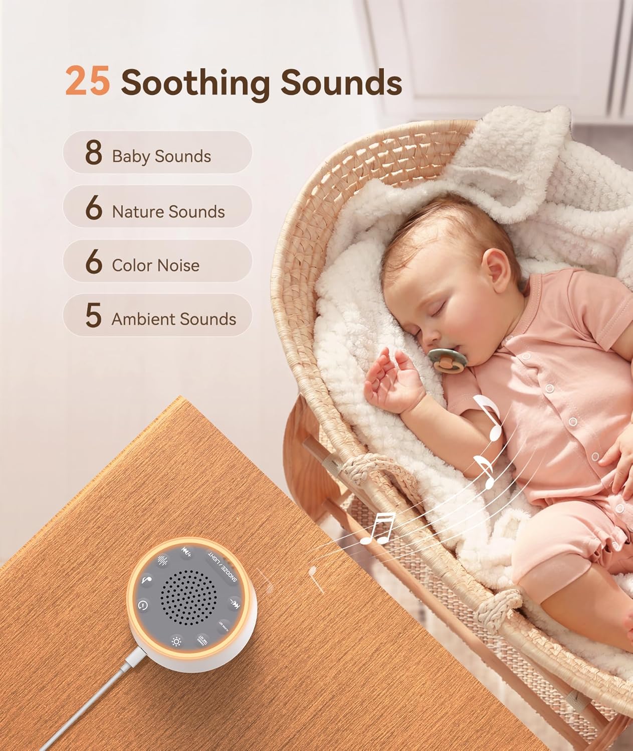 Dreamegg D1 Nova Sound Machine | NDIS Sensory & Sleep Aid