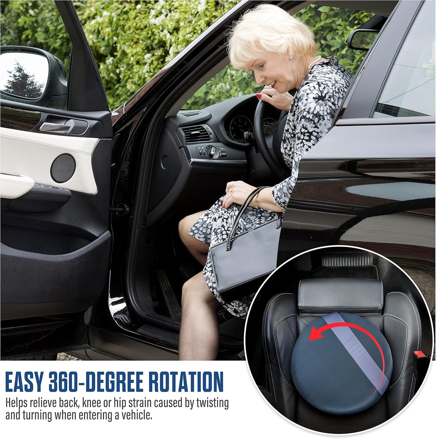 360° Swivel Seat Transfer Cushion 12.5" | NDIS Mobility Aid