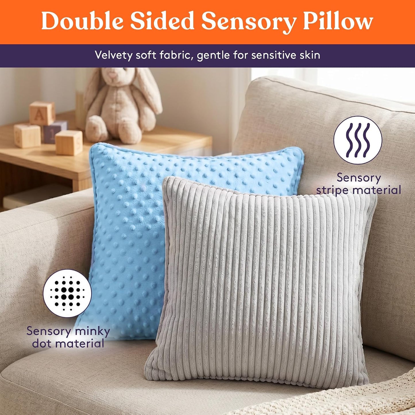 Vibrating Sensory Pillow | NDIS Calming Aid