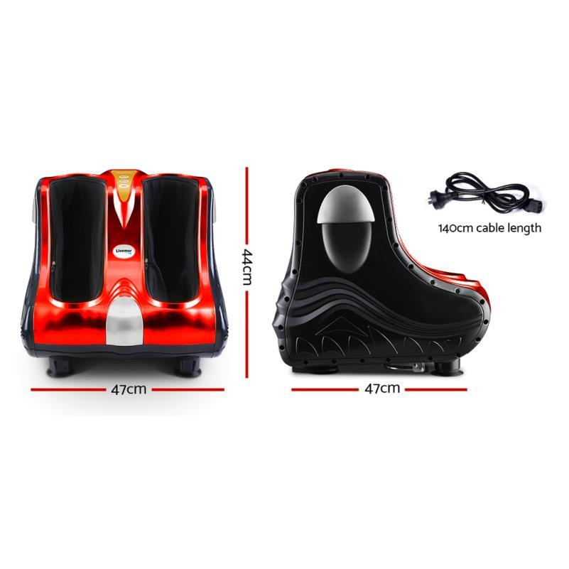 Electric Shiatsu Foot Massager with Roller Kneading for Ankle, Calf & Leg Relief