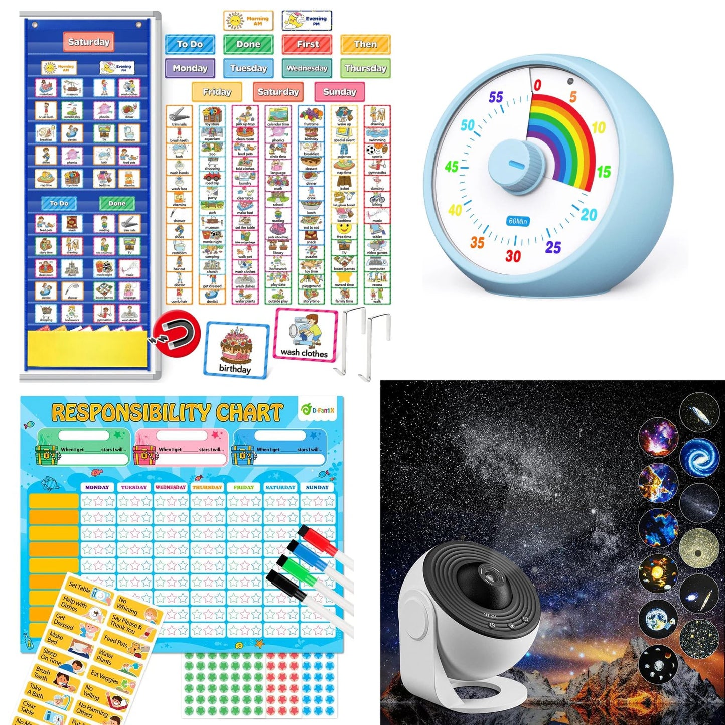 Autism Routine & Regulation Kit | Visual Schedule, Timer & Sensory Aid
