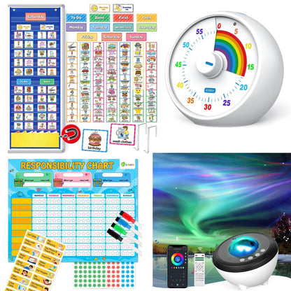 Autism Routine & Regulation Kit | Visual Schedule, Timer & Sensory Aid