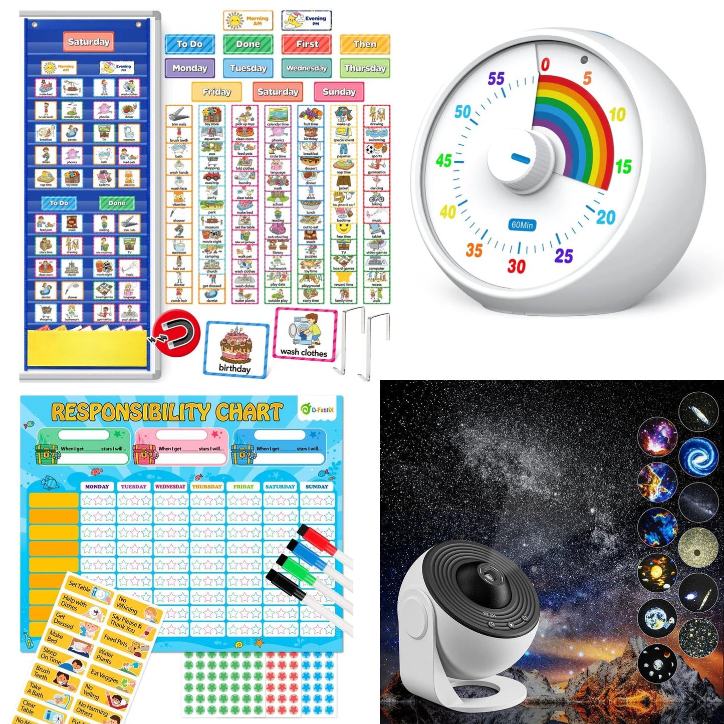 Autism Routine & Regulation Kit | Visual Schedule, Timer & Sensory Aid