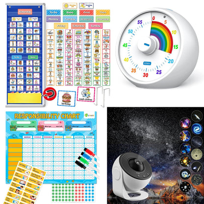 Autism Routine & Regulation Kit | Visual Schedule, Timer & Sensory Aid