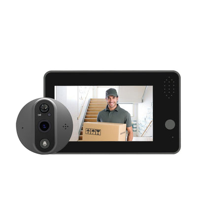 4.3-in Smart WiFi Digital Door HD Viewer with PIR & Night Vision