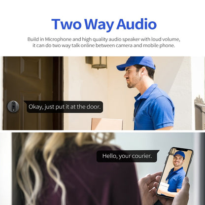 4.3-in Smart WiFi Digital Door HD Viewer with PIR & Night Vision