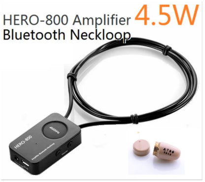 Powerful Amplifier Bluetooth NeckLoop for Hearing Aids and Wireless Earpieces with T-Coil