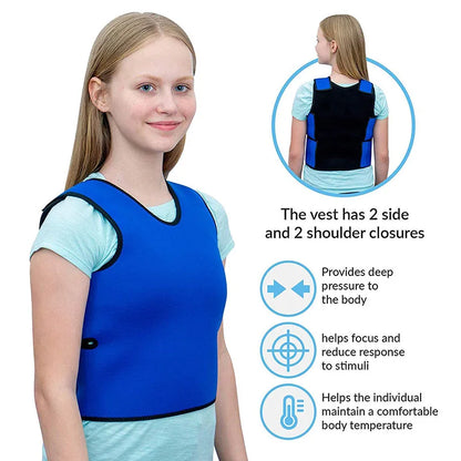 Sensory Compression Vest – Adjustable Weighted Vest for Comfort and Focus