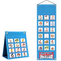 96-Card Visual Daily Routine Board | NDIS Communication Aid