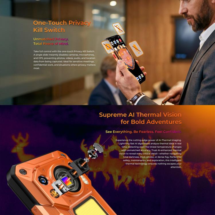Oukitel WP500 Ultra Rugged Phone | NDIS Durability & AAC Aid
