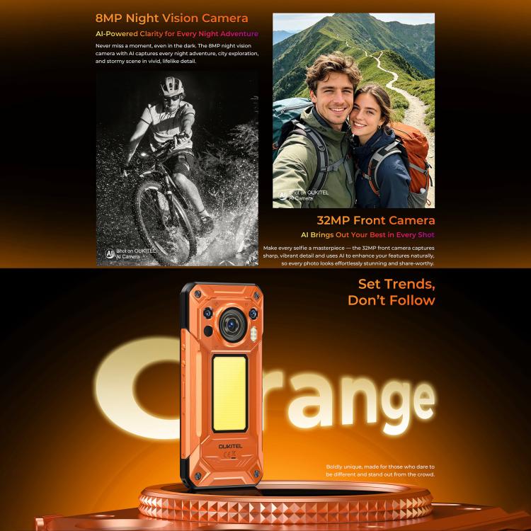 Oukitel WP500 Ultra Rugged Phone | NDIS Durability & AAC Aid