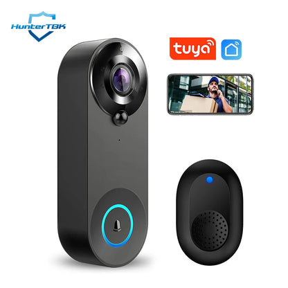 1080P Wireless Video Doorbell Camera - Smart Home Security with Motion Detection, Night Vision, and Two-Way Audio