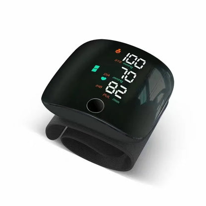 Rechargeable Wrist Blood Pressure Monitor with Voice Guidance – Accessible Health Monitoring