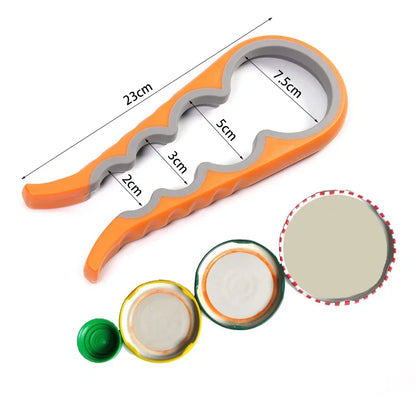 Jar Opener - Easy Grip Bottle Opener for Quick Twist-Off Lid Opening, Ideal for Weak Hands and Arthritic Conditions