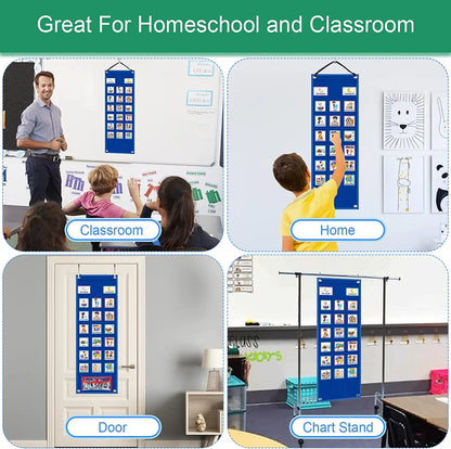 70 Cards Visual Daily Schedule Chart for Children – Montessori Learning Educational Toy