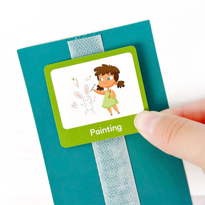 Children's Visual Time Chart – Non-Verbal Communication Daily Schedule Planning Cards