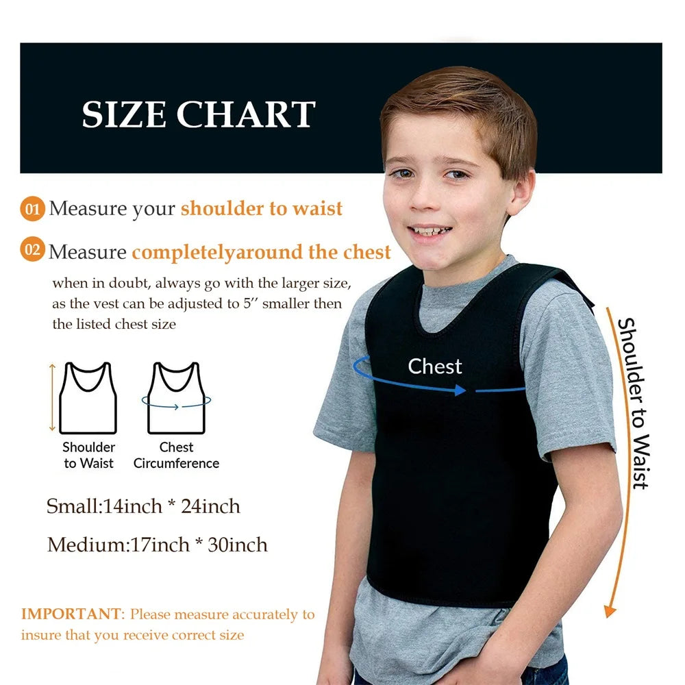 Sensory Compression Vest – Adjustable Weighted Vest for Comfort and Focus