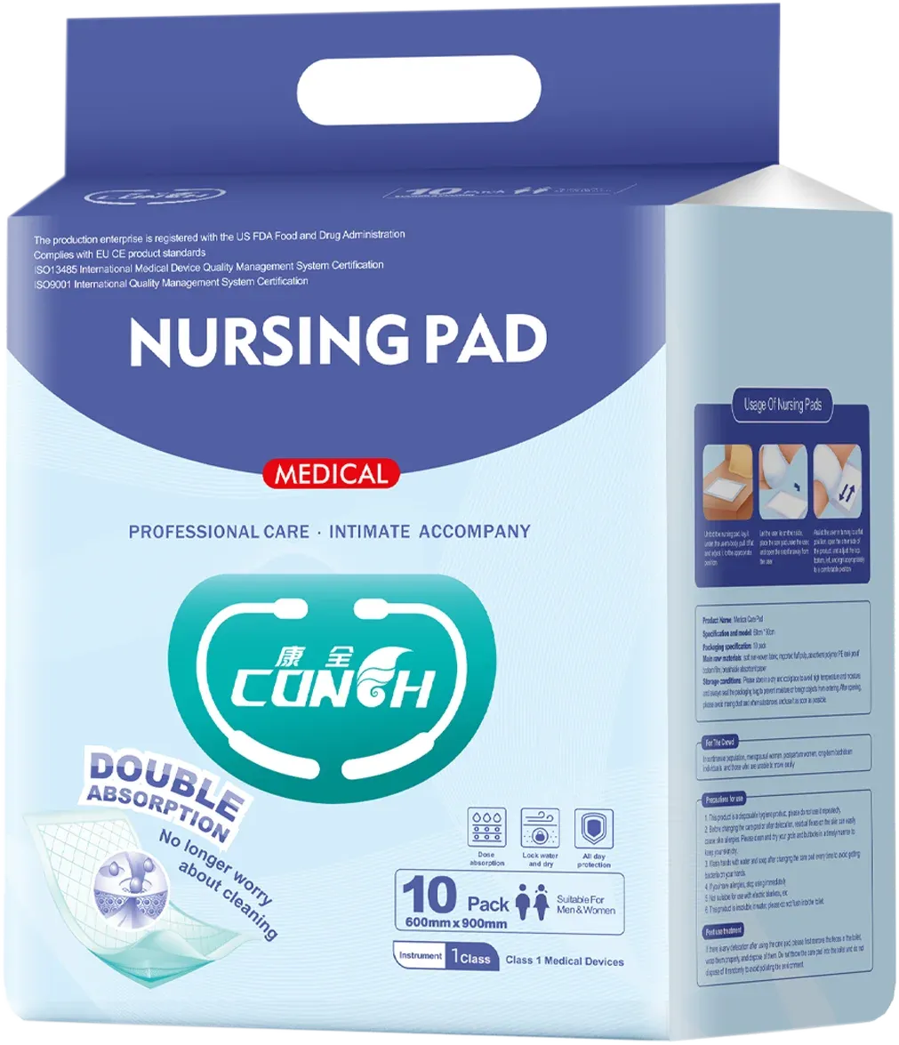 Adult Nursing Pads - 10-Pack Disposable Incontinence Protection