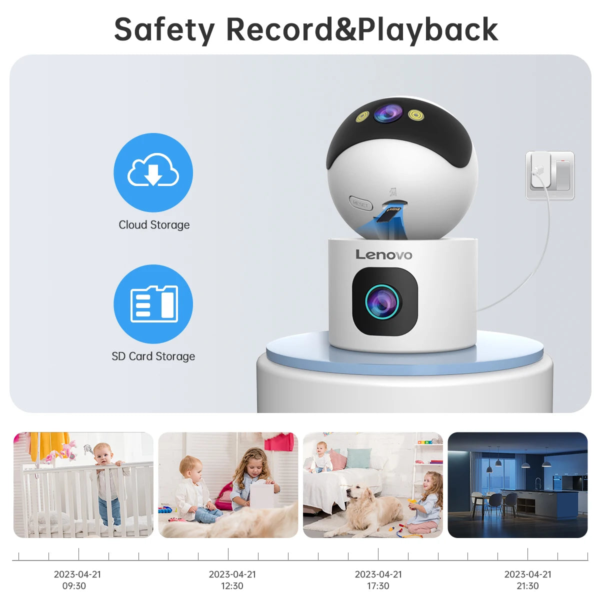 Camera with 5X Zoom and Auto Tracking - Dual Lens, 5G WiFi CCTV for Home, Baby Monitor, and Video Surveillance