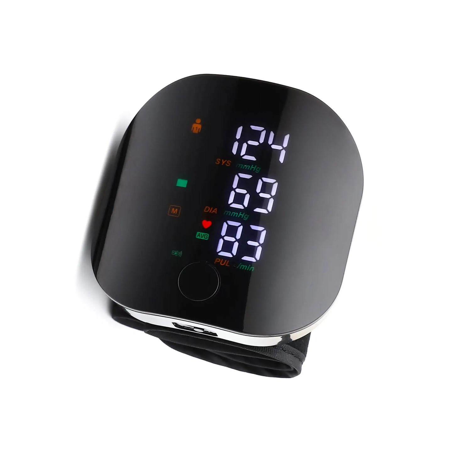 Rechargeable Wrist Blood Pressure Monitor with Voice Guidance – Accessible Health Monitoring