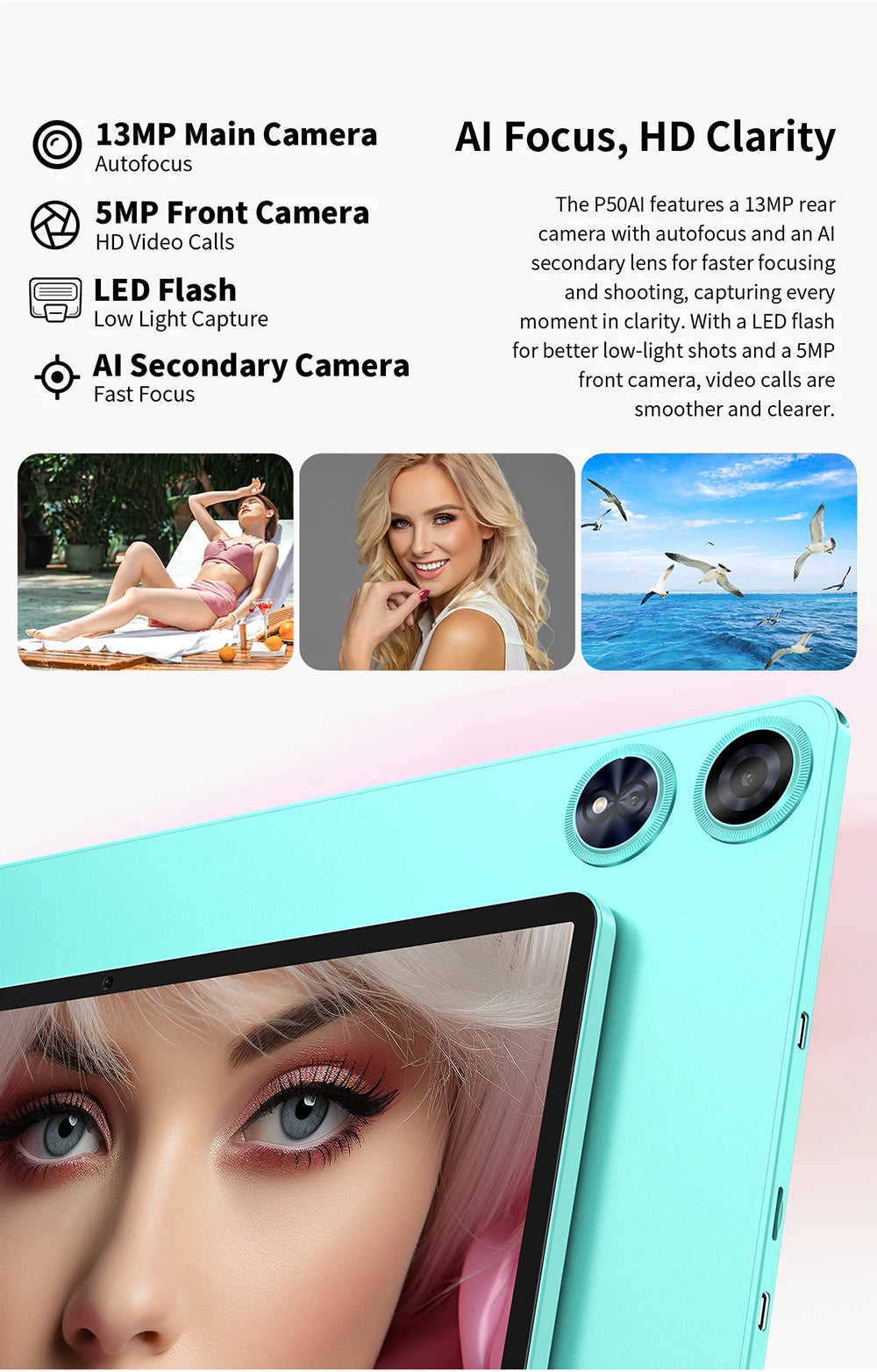 High-Performance Tablet 11in, Teclast P50  | NDIS Communication & Learning Aid