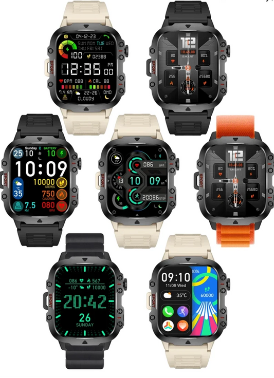 Rugged Health Fitness Smartwatch – Advanced Fitness and Lifestyle Companion