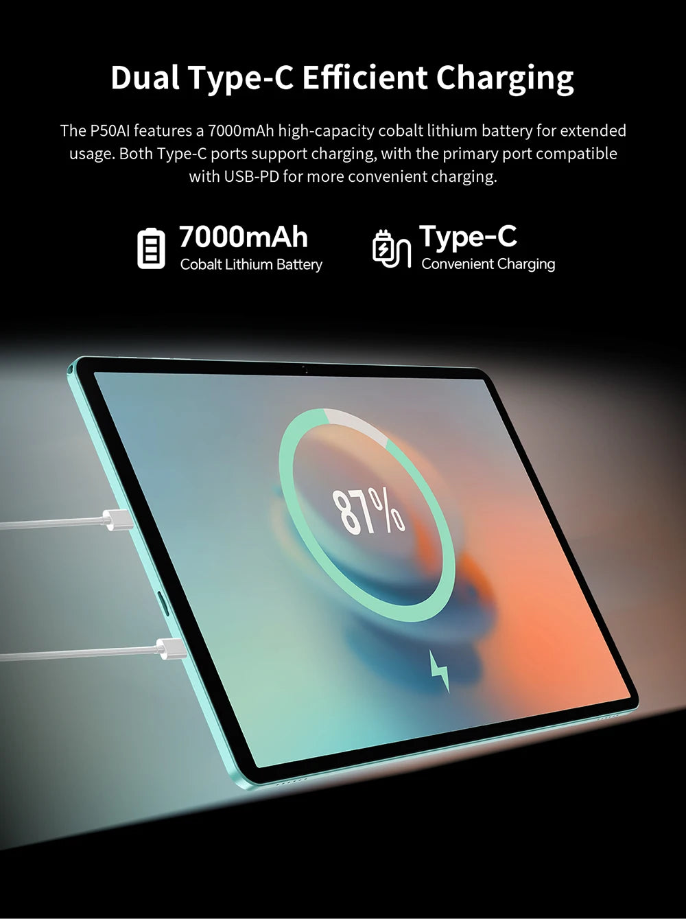 High-Performance Tablet 11in, Teclast P50  | NDIS Communication & Learning Aid