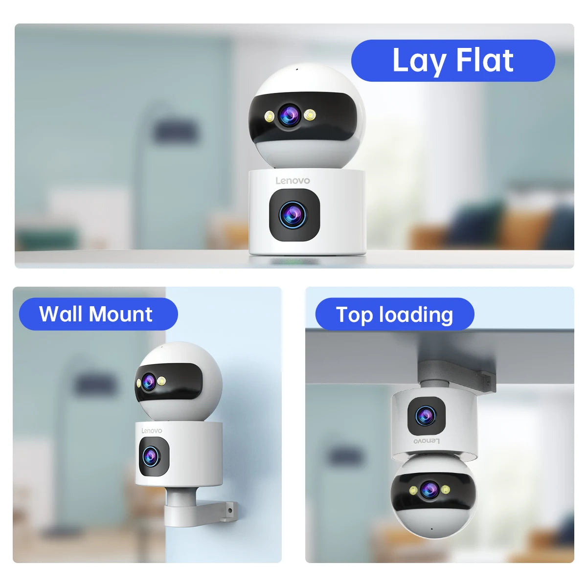 Camera with 5X Zoom and Auto Tracking - Dual Lens, 5G WiFi CCTV for Home, Baby Monitor, and Video Surveillance