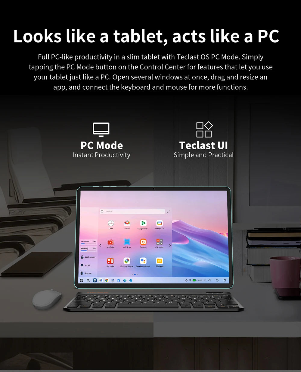 High-Performance Tablet 11in, Teclast P50  | NDIS Communication & Learning Aid